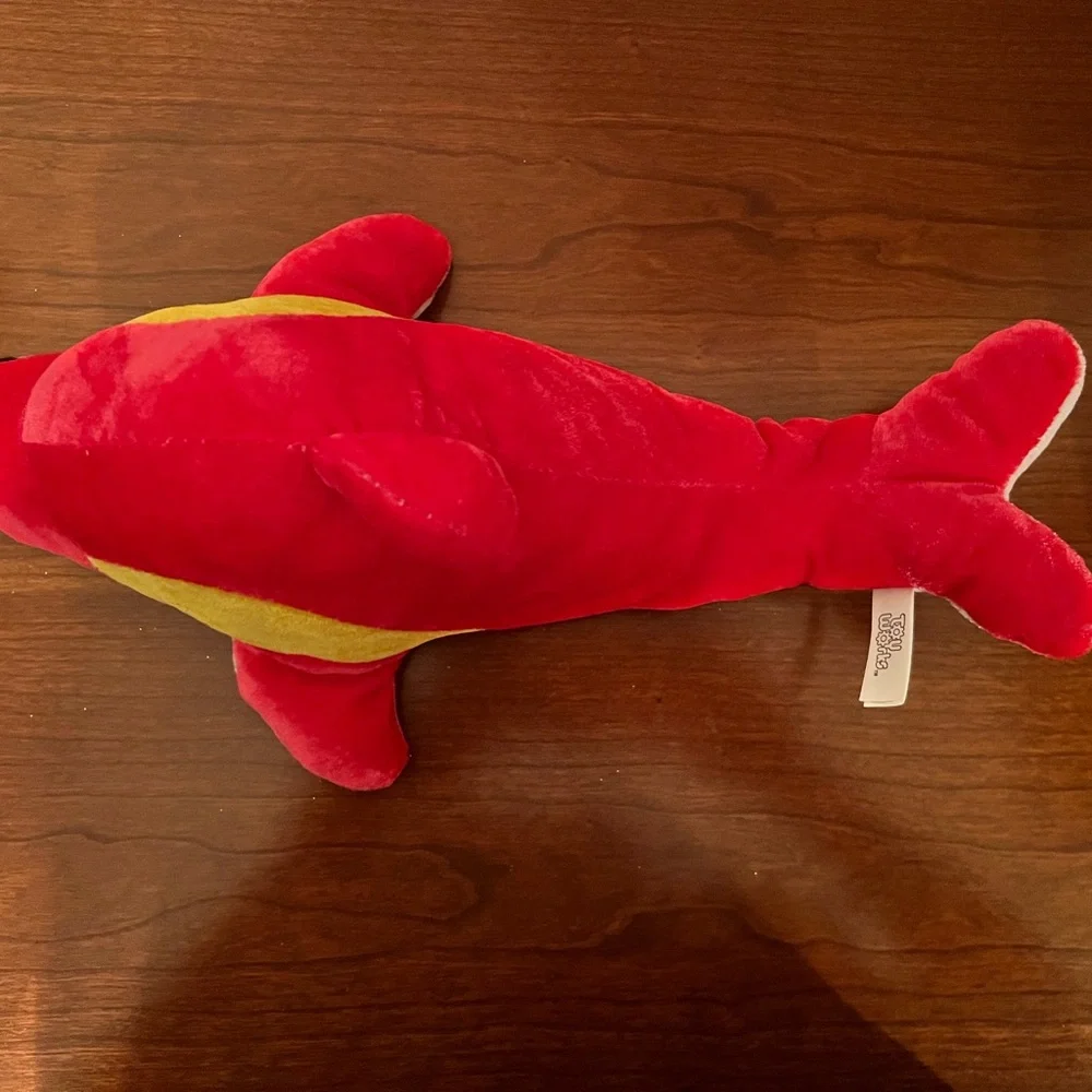 Toy Factory DOLPHIN Pink Yellow White Belly Sewn Eyes Plush 13